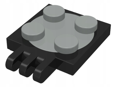

Lego 251c01 zawias obrotowa 2x2 czarny 1 szt U