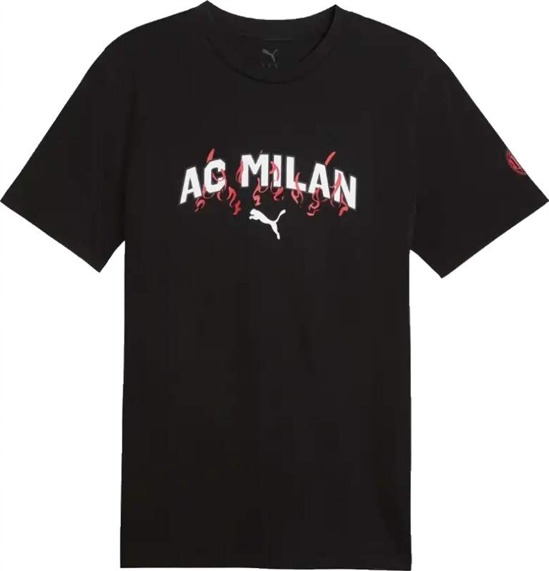 Pánské tričko Puma Ac Milan 25/26 FtblCulture Tee černé