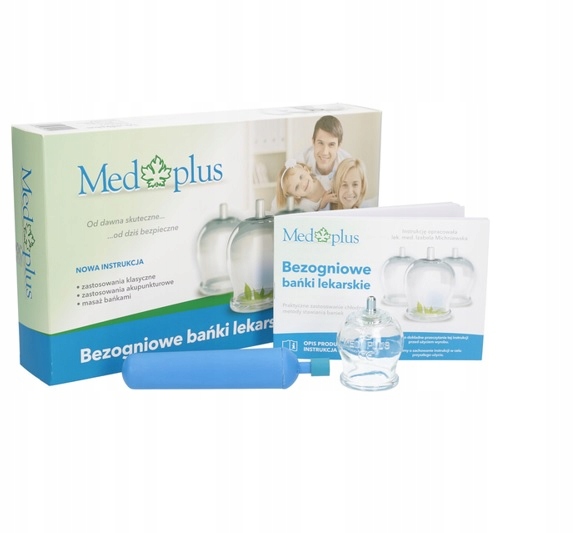 

Medplus Bańki lekarskie bezogniowe z pompką 8 szt.