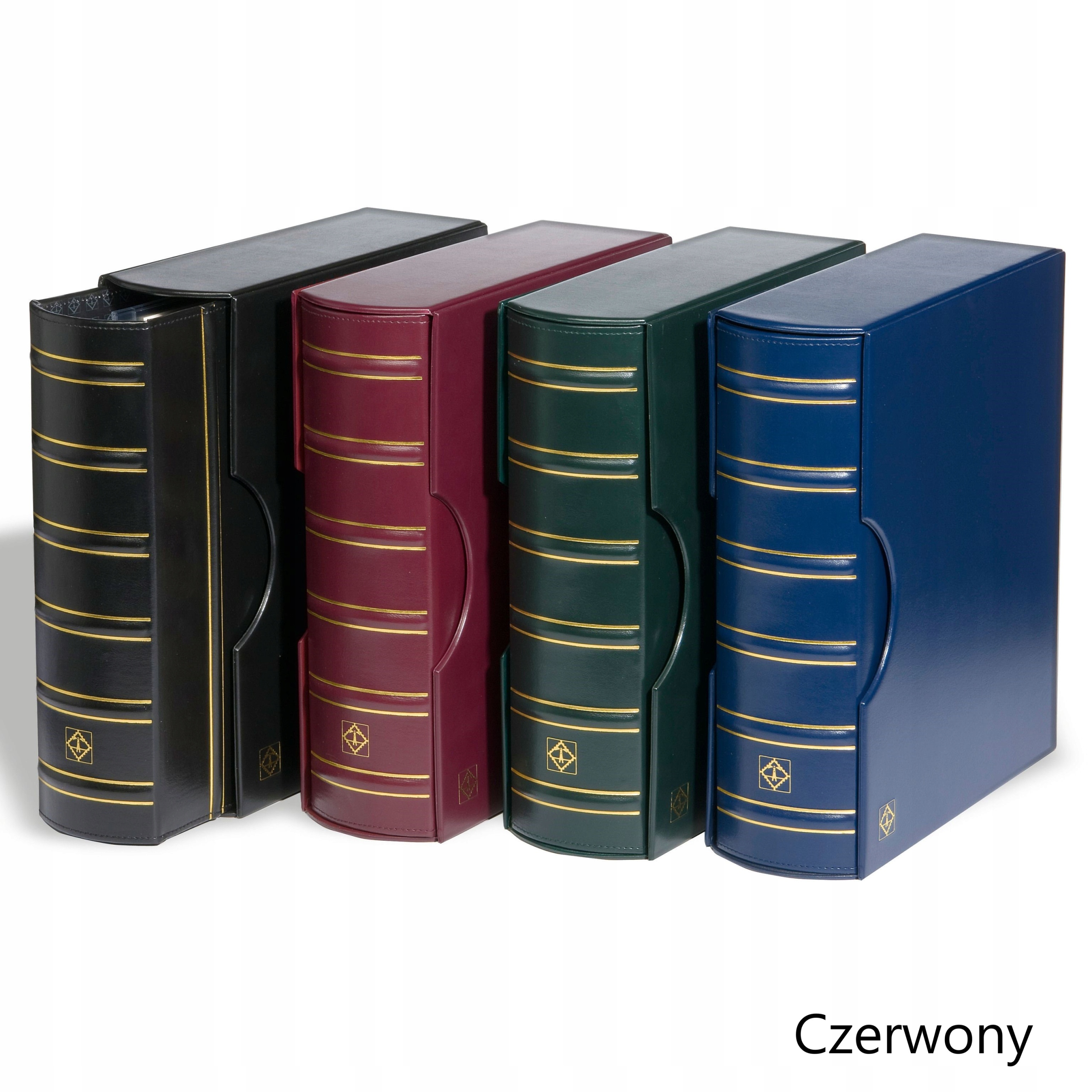 Klaser Pouzdro Na Známky A4 32 Stránky Grande Gigant Červená MM-Sbírky