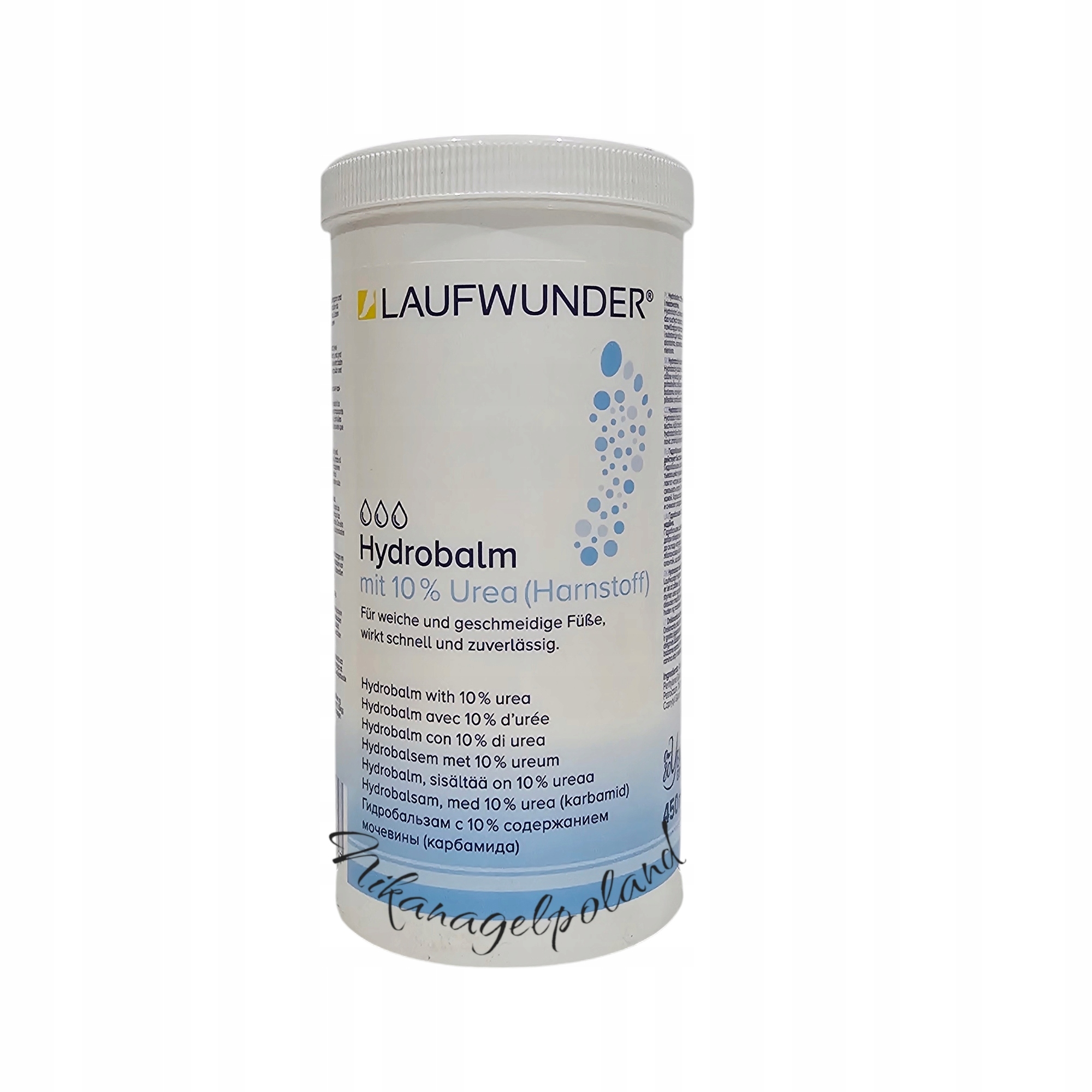Hydrobalm Krem do stóp z mocznikiem plus dozownik