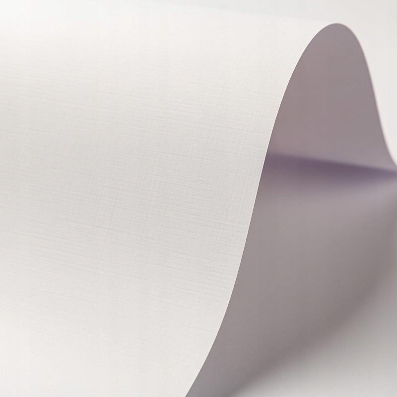 Karton Ozdobny Płótno Biały (20) 240G