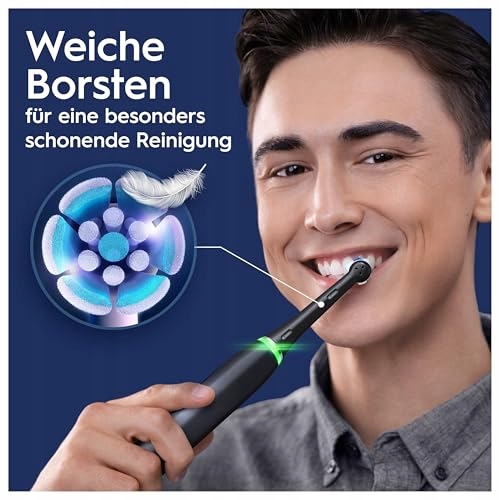 ORAL-B IO Series 6 Plus Electric Toothbrush Set 4 Heads 5 Modes Travel Case — miniatura 3
