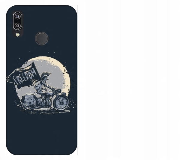 

Etui pokrowiec Huawei P20 Lite Punk motor wolnosć