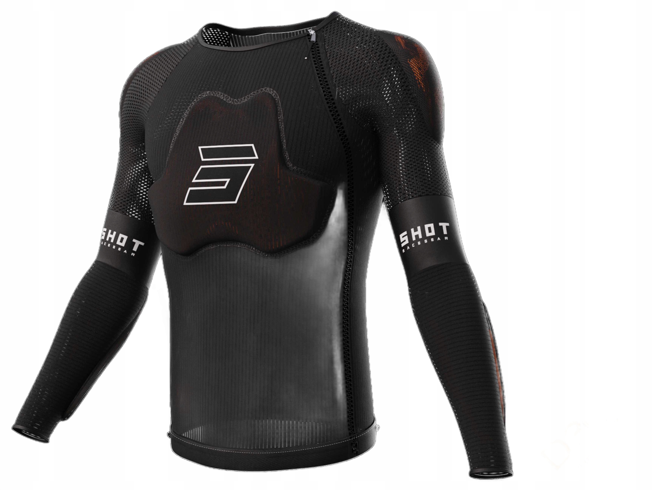 Vesta S Chráničmi Shot Trup Race D3O Black XL