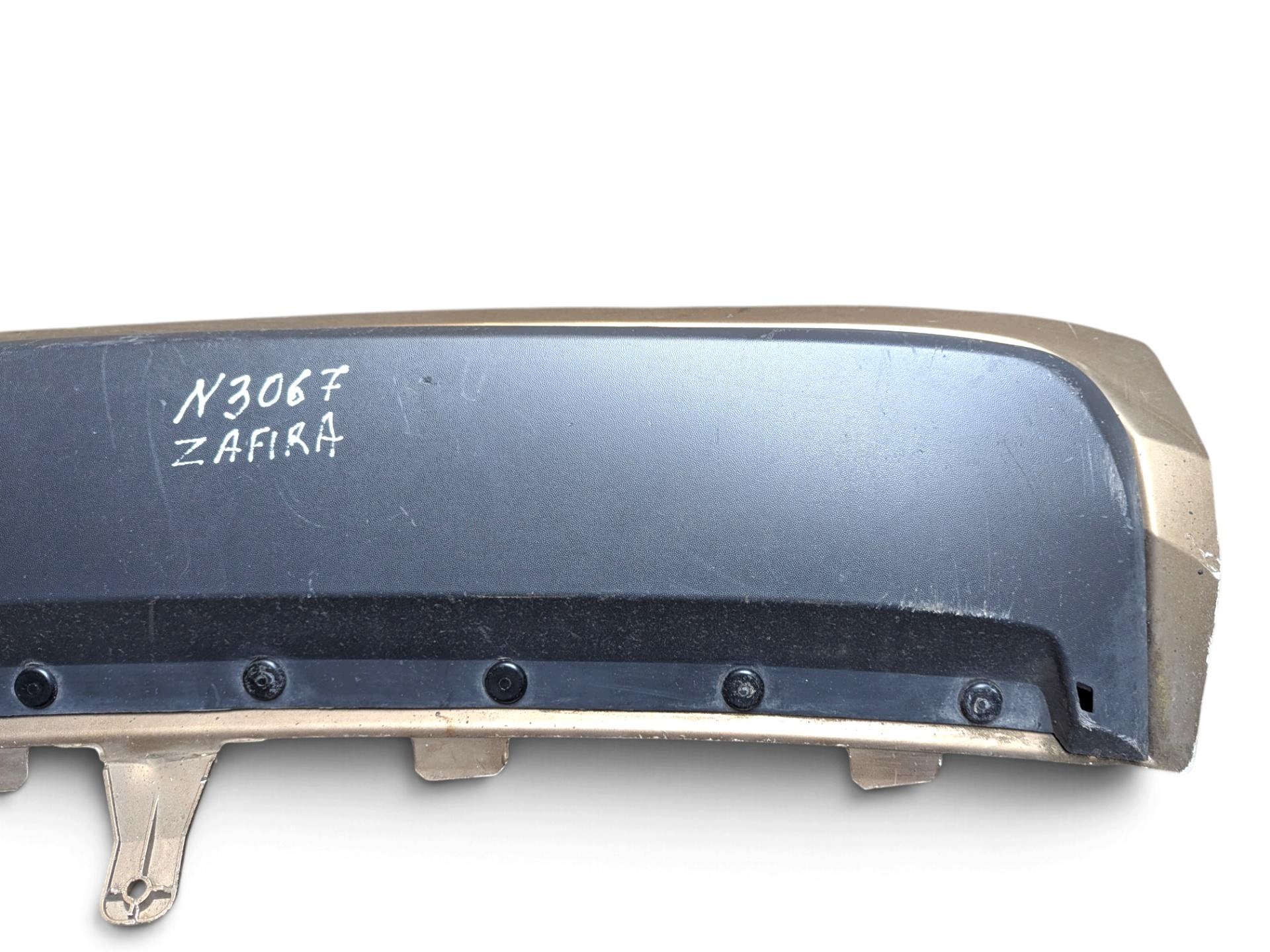 spoiler der stoßstange heck Opel Zafira B facelift 2013 90567987