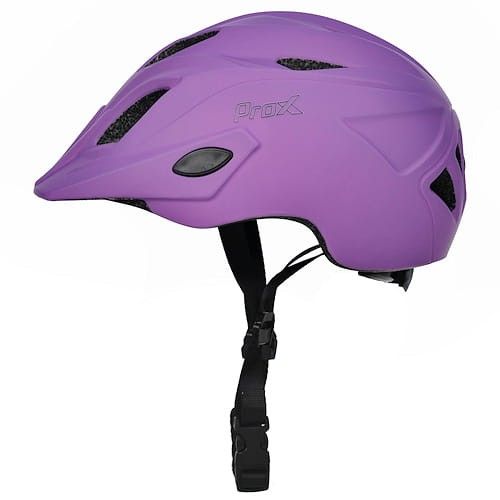 Prox Flash Led purpurowy kask rowerowy dla dziecka otwarty Mtb Dh M 52-56cm