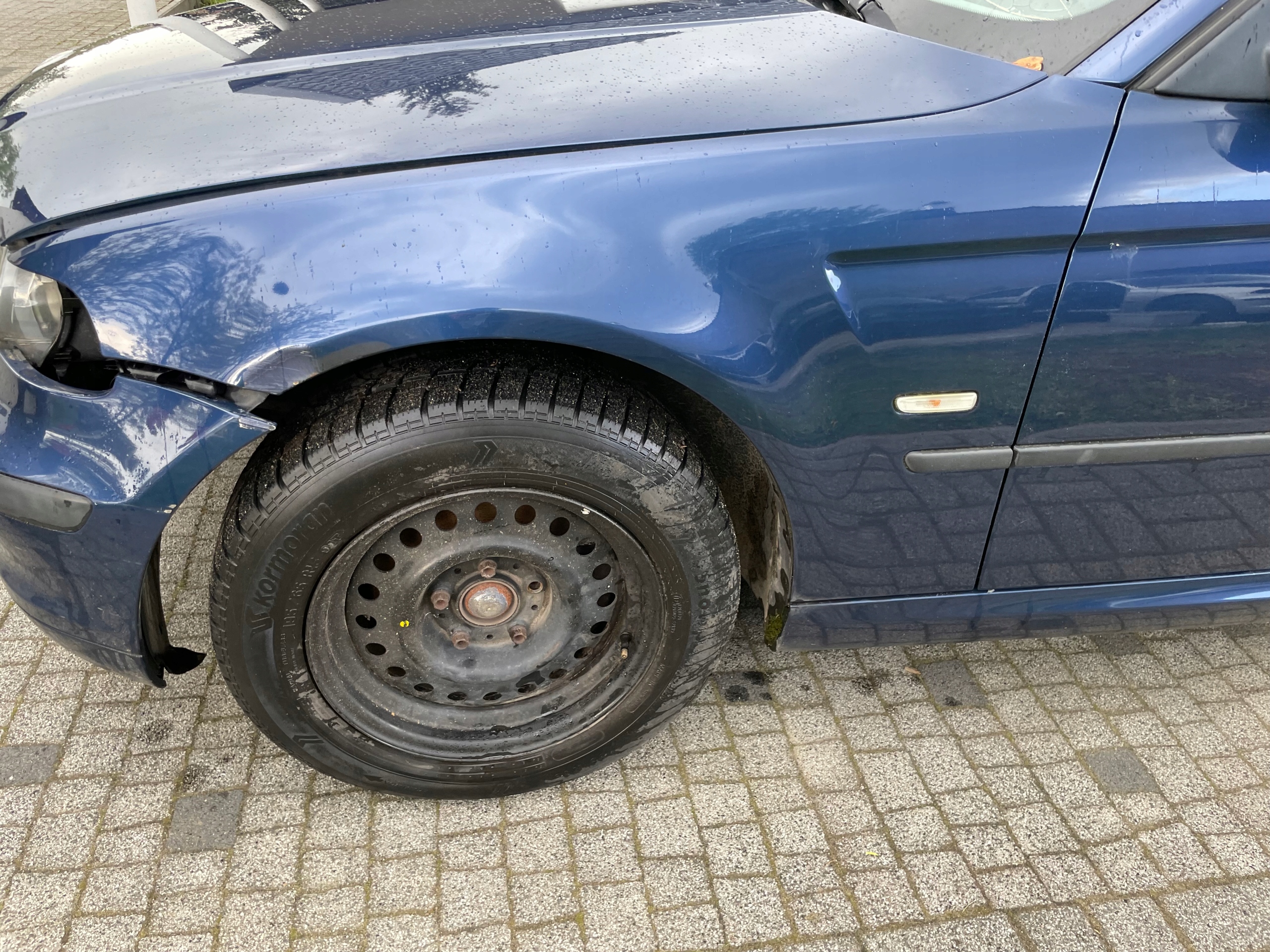 fender front left BMW 3 E46 COMPACT A07 MYSTICBLAU METALLIC