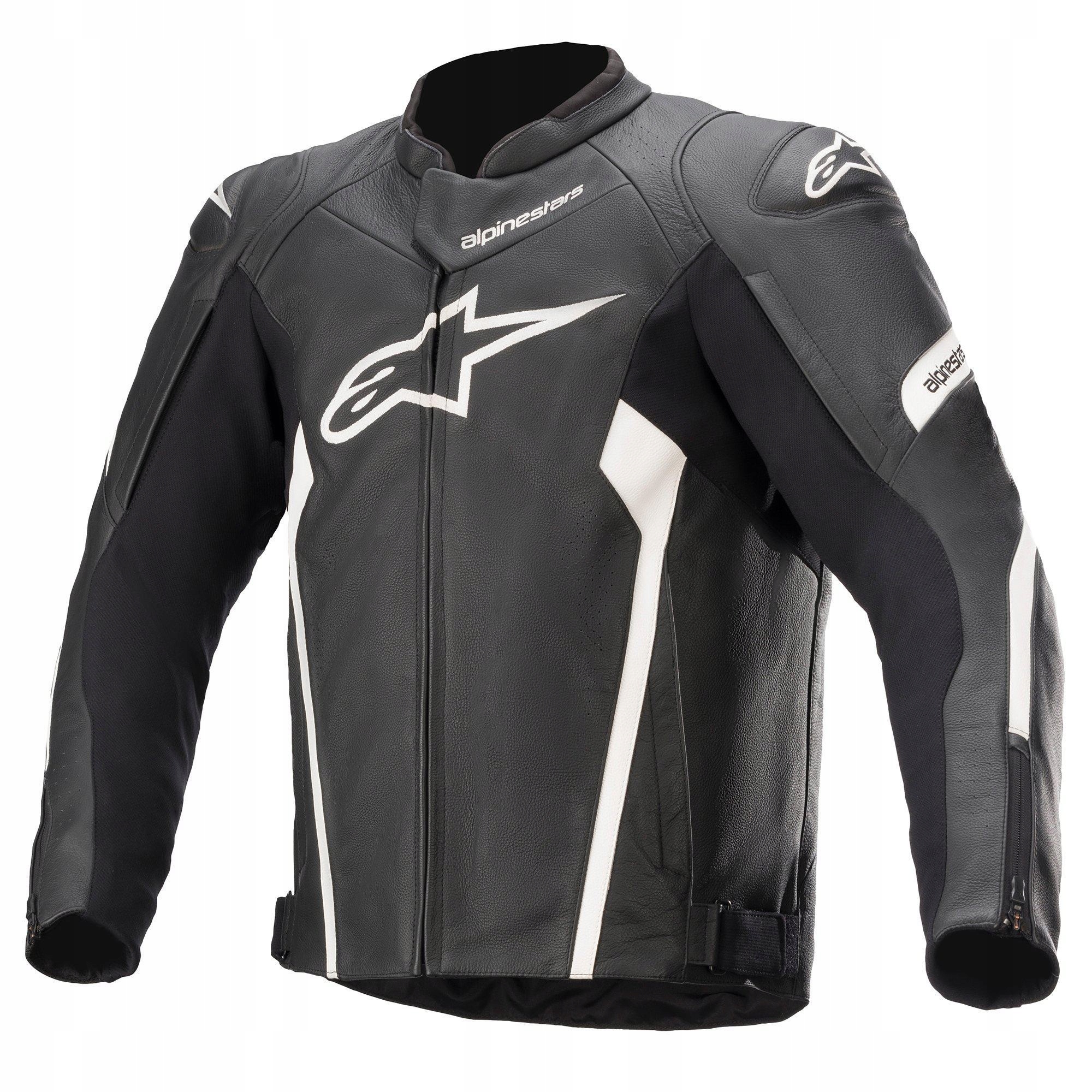 KURTKA SKÓRZANA ALPINESTARS FASTER V2 BLACK/WHITE