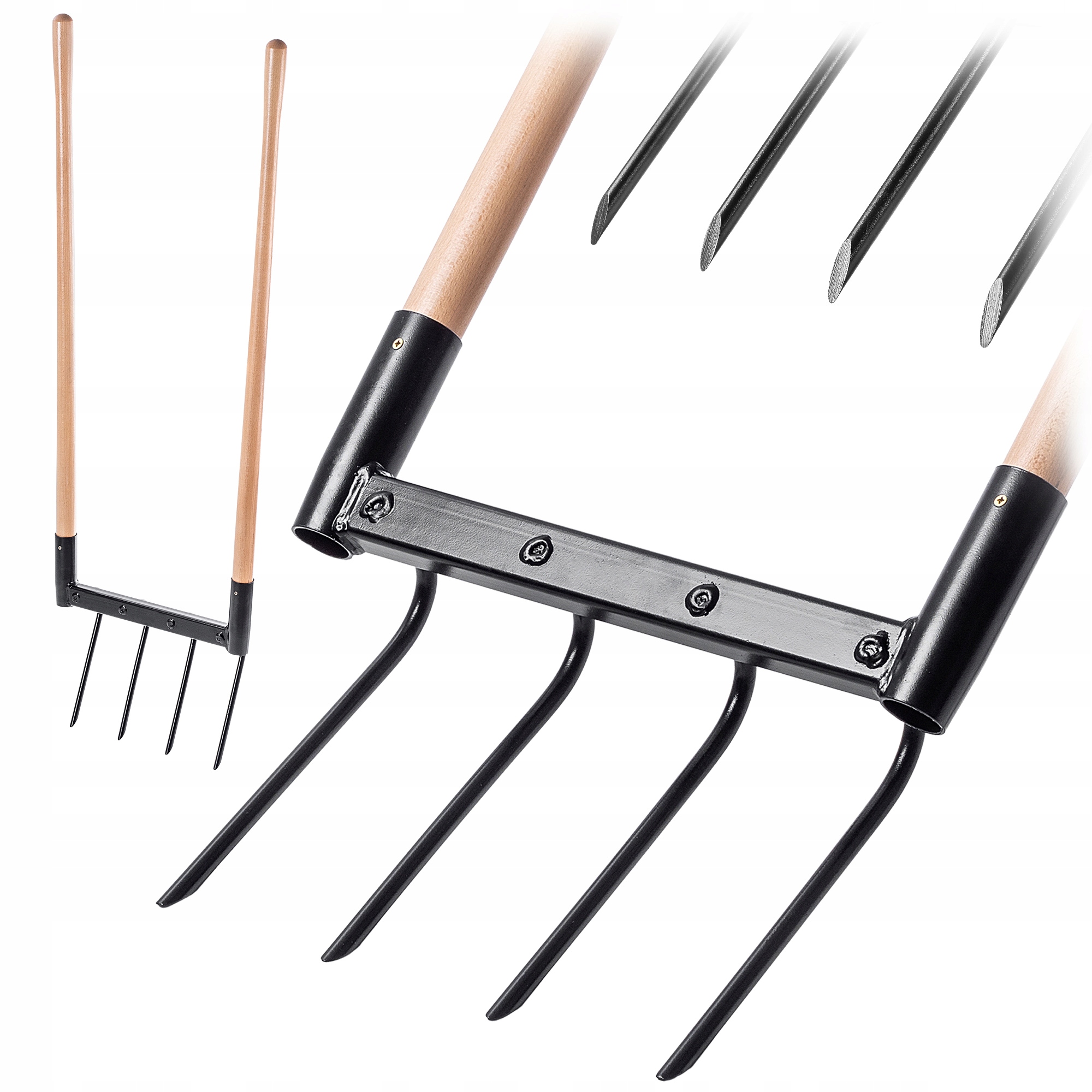 Kyprič Kultivátor Pôdy Ručná Záhradná Vidlička Na Zem S Násadou