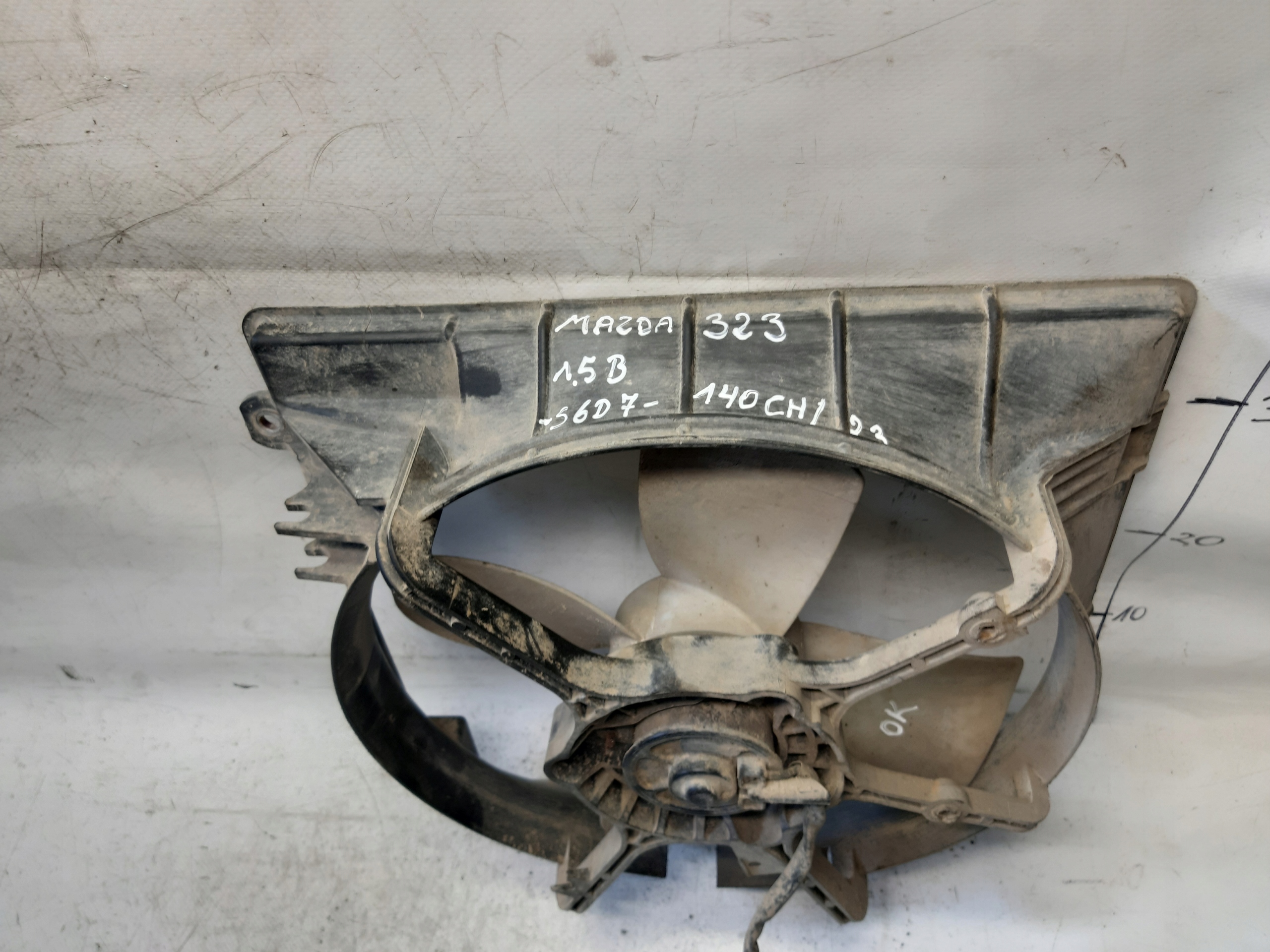 122750-1203 ventilátor chladiče MAZDA 323F 1.5B