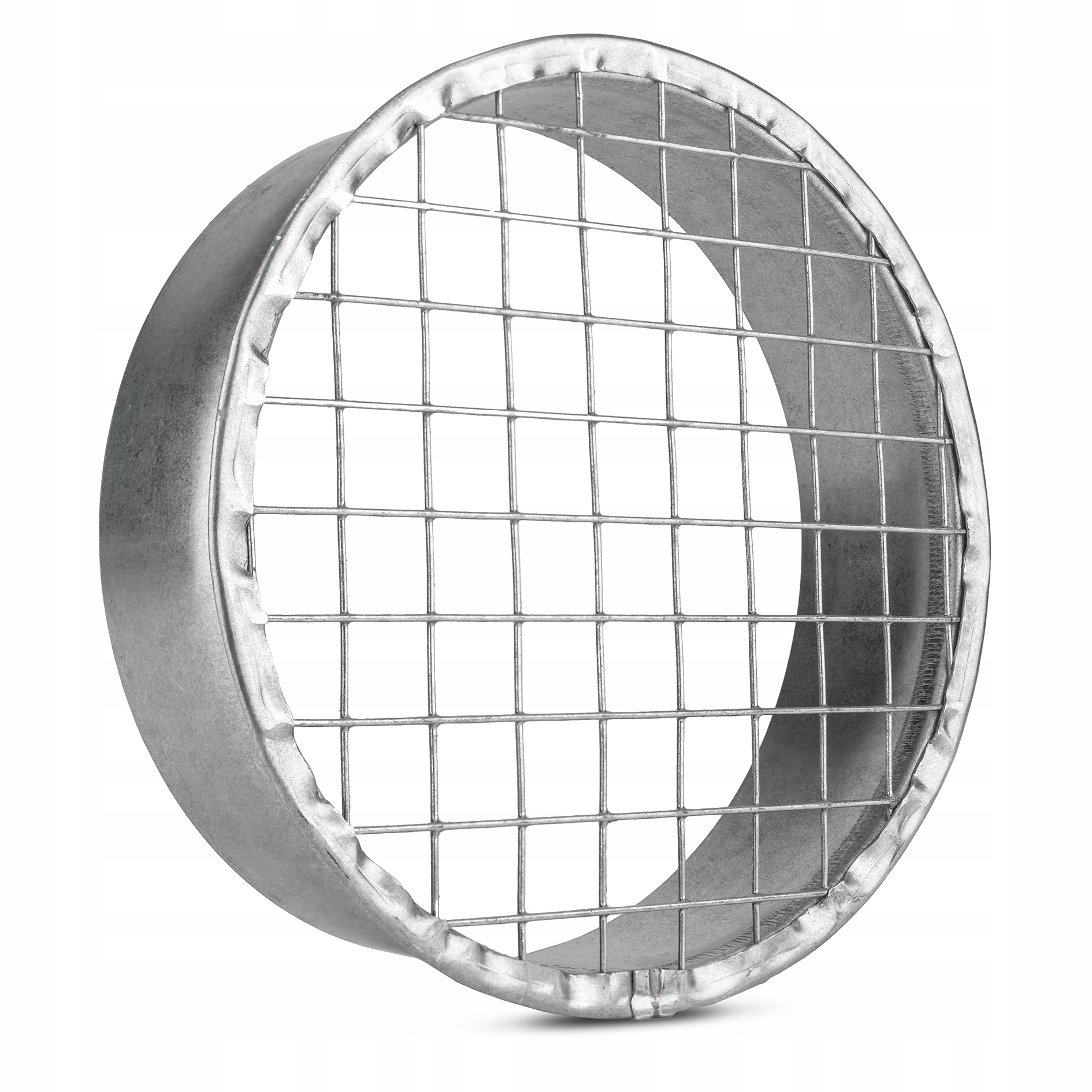 Króciec zakańczający z siatką kołnierz fi 125 ILSN