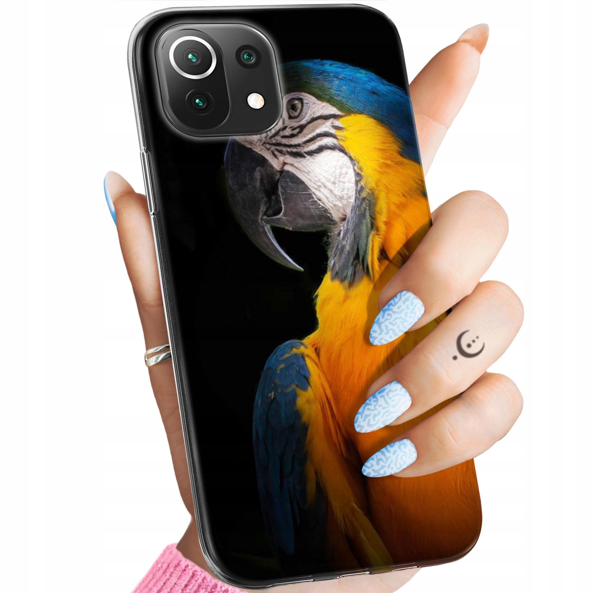 Etui Do Xiaomi MI 11 Lite 4G 5G Ne Papuga Papużka Tukan Obudowa
