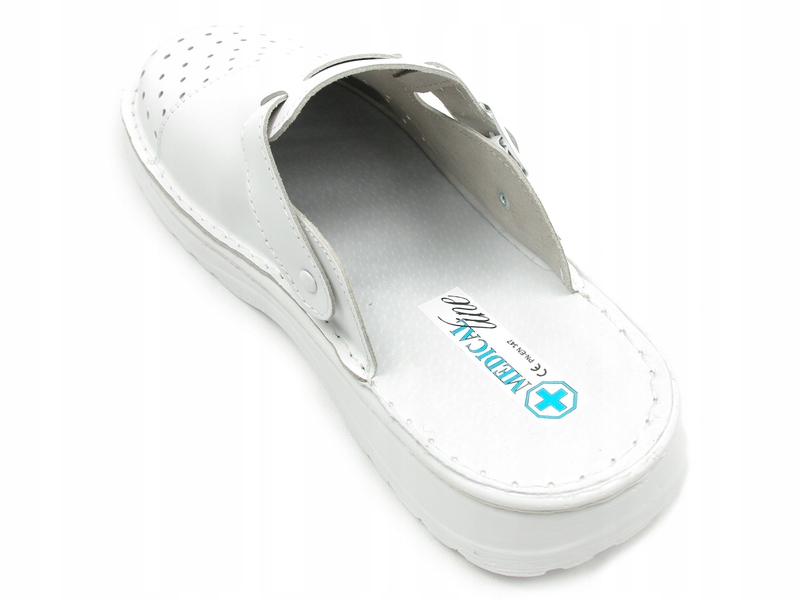 KLAPKI MEDYCZNE ORTOPEDYCZNE SKÓRA roz. 46 Rozmiar 46