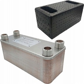 

Wymiennik ciepła Nt 40-płytowy 170kW 5/4 + Izolacj