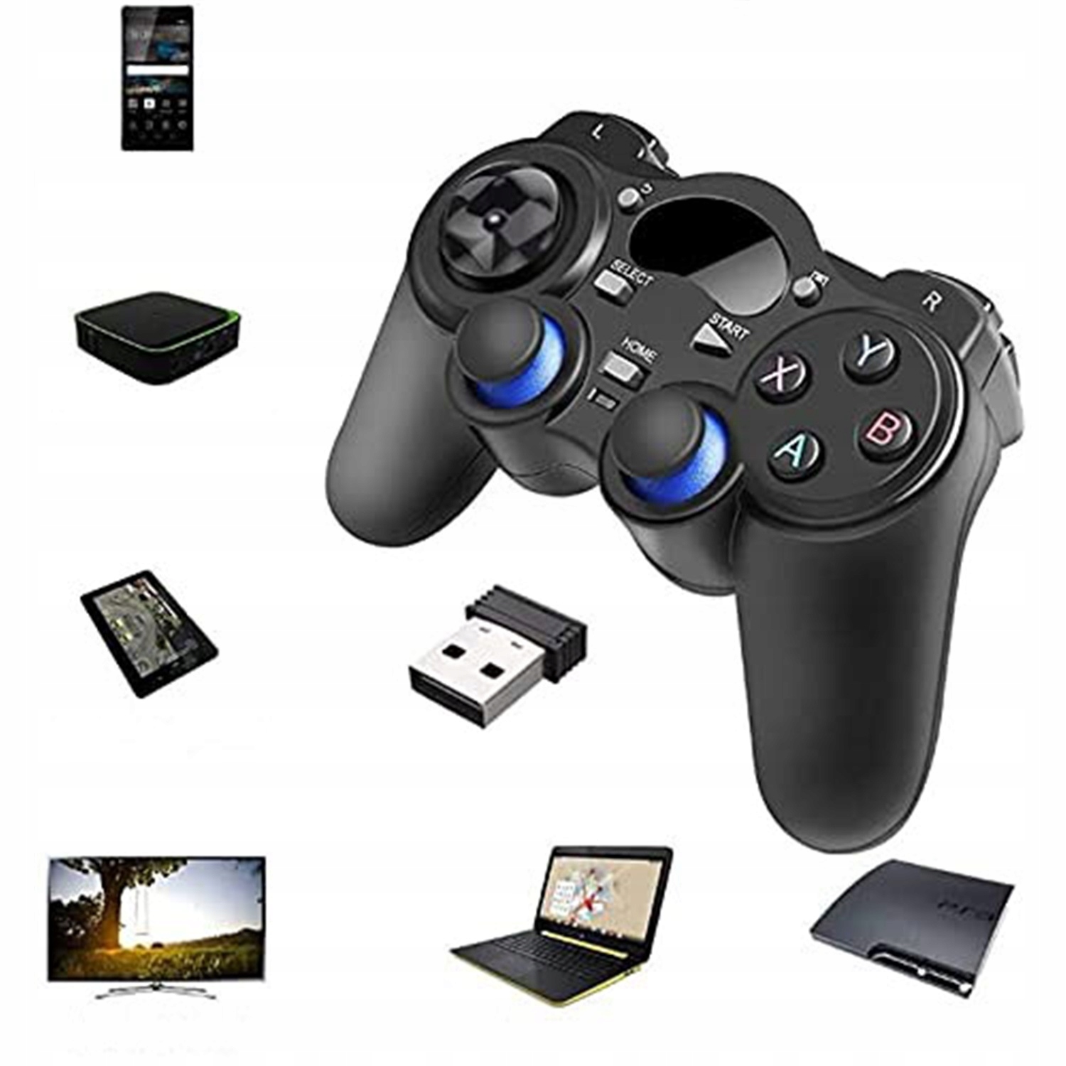 Bezdrátový Ovladač 850 M 2.4 G PC360 Pro Hry S Usb Přijímačem