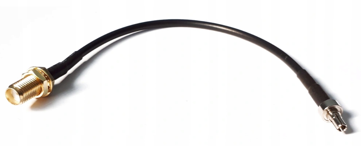 KONEKTOR ANTENOWY 15cm SMAż - CRC9 prosty