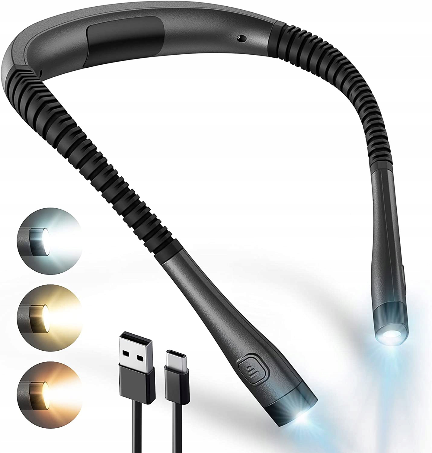 

Lampka Led Do Czytania Książek Na Szyję Latarka