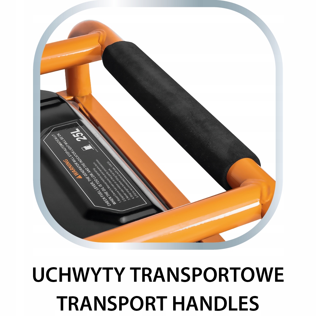 Agregat prądotwórczy 6000W-6500W Typ agregatu jednofazowy