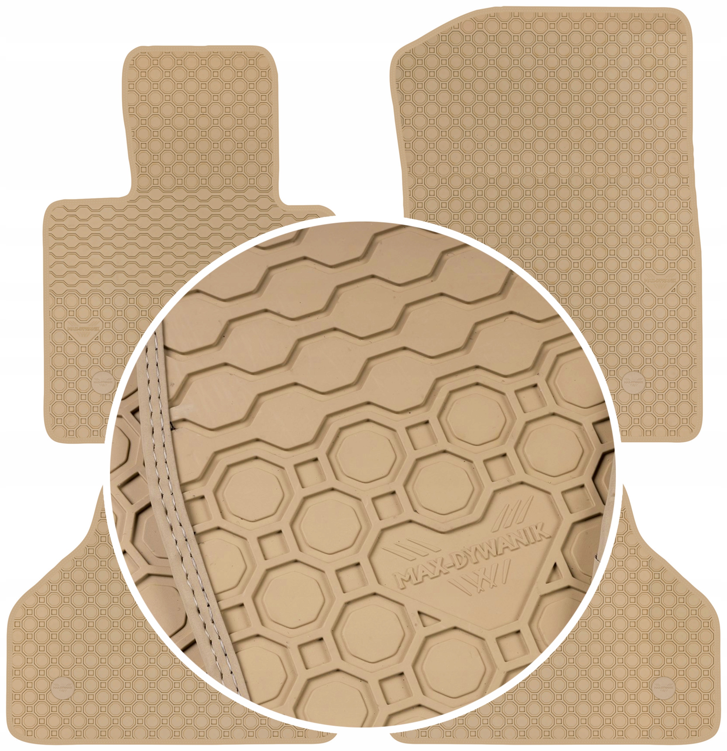 Bmw X3 F25 2011-2017 Koberce guma Béžová