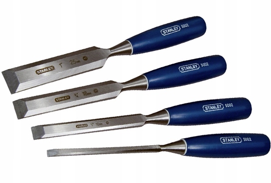 DŁUTA DO DREWNA 6-25MM 4SZT PROFESJONALNE STANLEY