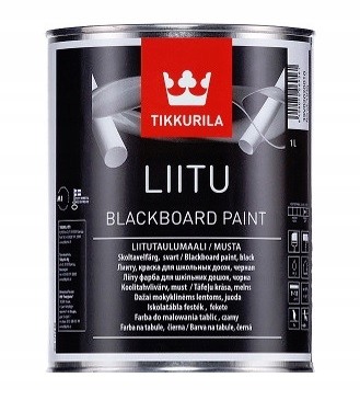Barva na tabule černá 1.0L Tikkurila