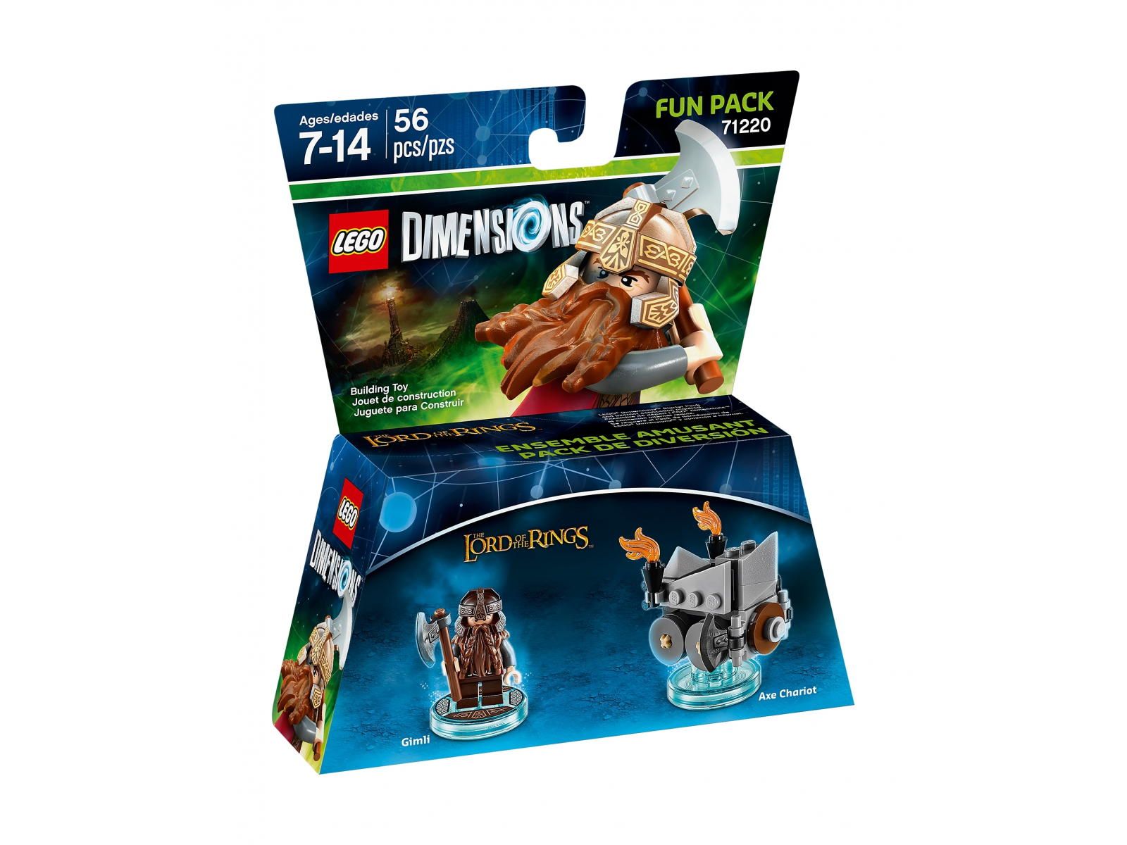 nový Lego Dimensions Lotr lord of the rings Gimli 71220 unikát Misb 2015
