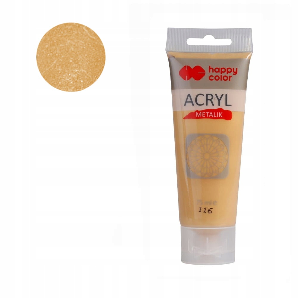 

Farba akrylowa Happy Color 75ml Delikatne złoto