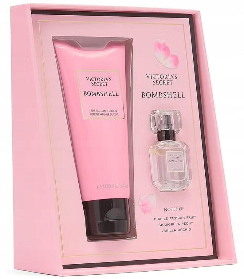 Victoria's Secret Dárková sada Bombshell parfémovaná voda 7 ml balzám