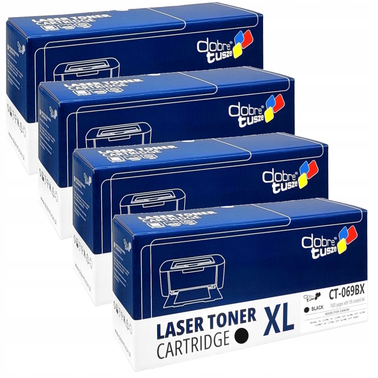 Tonery XL Do Drukarki Canon i-SENSYS CRG-069 MF752Cdw MF754Cdw LBP673Cdw