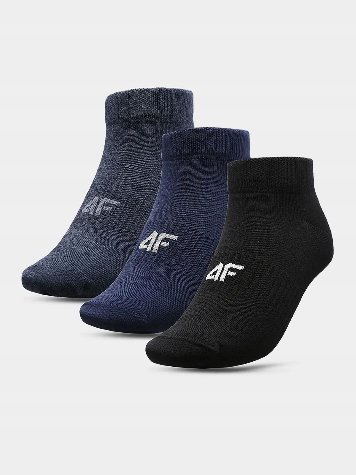 SKARPETY MĘSKIE 4F SKARPETKI SPORTOWE BAWEŁNIANE KOMPLET 3PAK LIMITOWANA Marka 4F