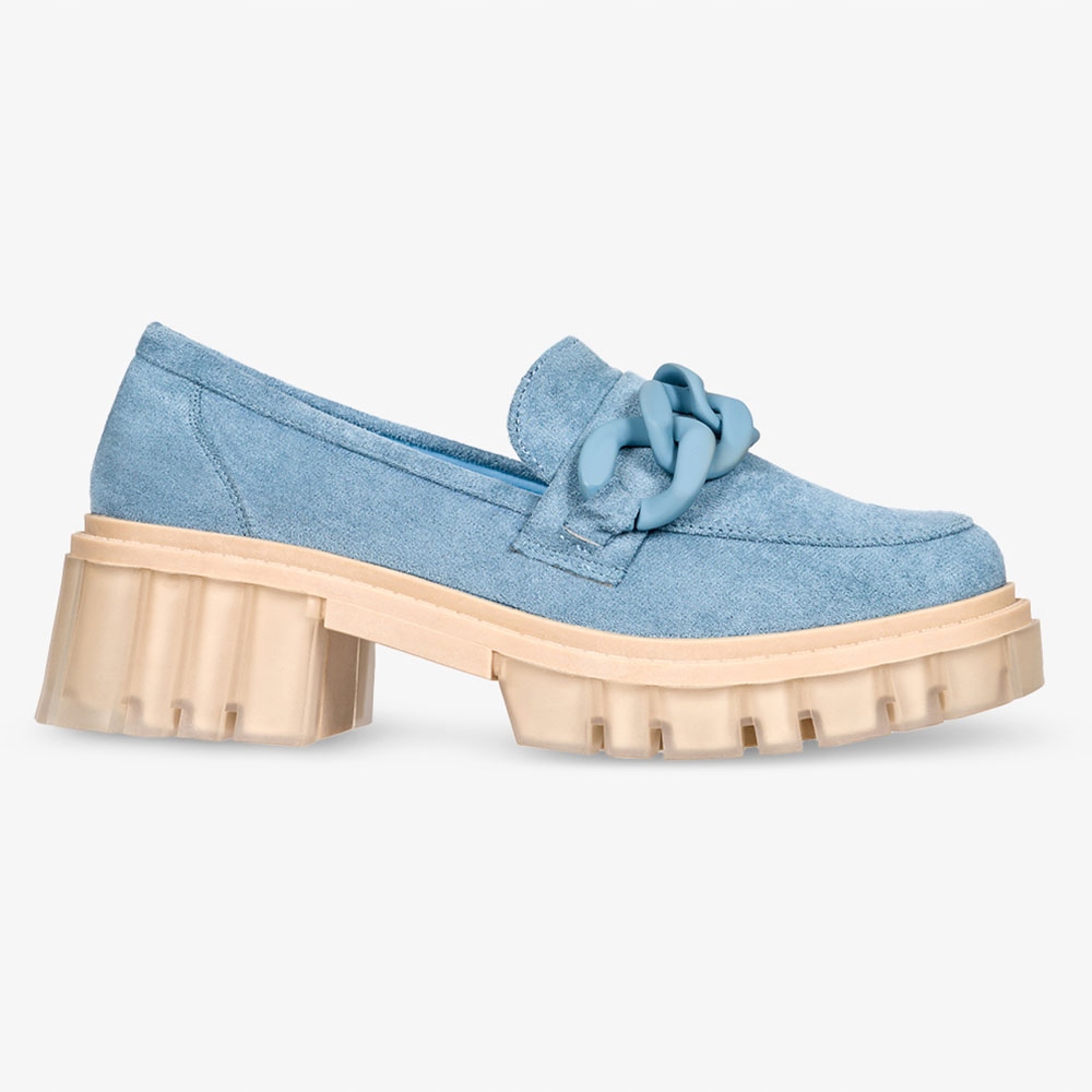 DAMSKIE MOKASYNY PÓŁBUTY ŁAŃCUSZEK PLATFORMA r 39 Oryginalne opakowanie producenta pudełko