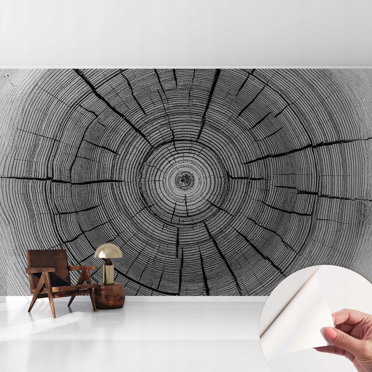 Designová velká fototapeta na zeď Samolepicí Lesní harmonie 416x254