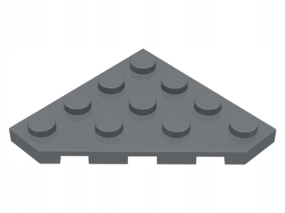 

Lego 30503 Płytka 4x4 szara ciemna Dbg Nowa (1g)