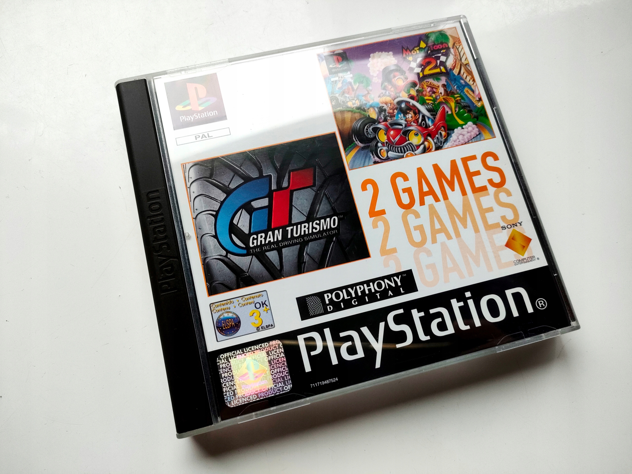 *** GRAN TURISMO MOTOR TOON GRAND PRIX 2 PS1 PSX PSONE PLAYSTATION 3xA ***