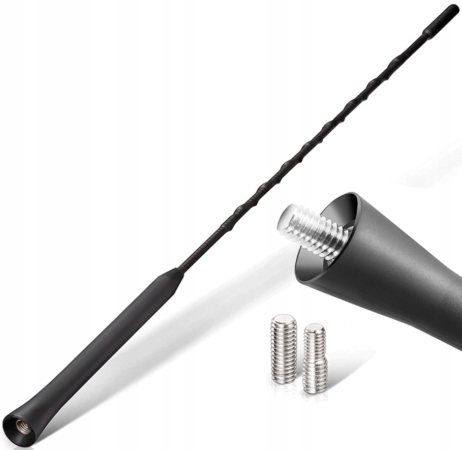 UNIWERSALNA ANTENA SAMOCHODOWA BAT MASZT ANTENOWY 40cm ADAPTERY UNI Marka ACV