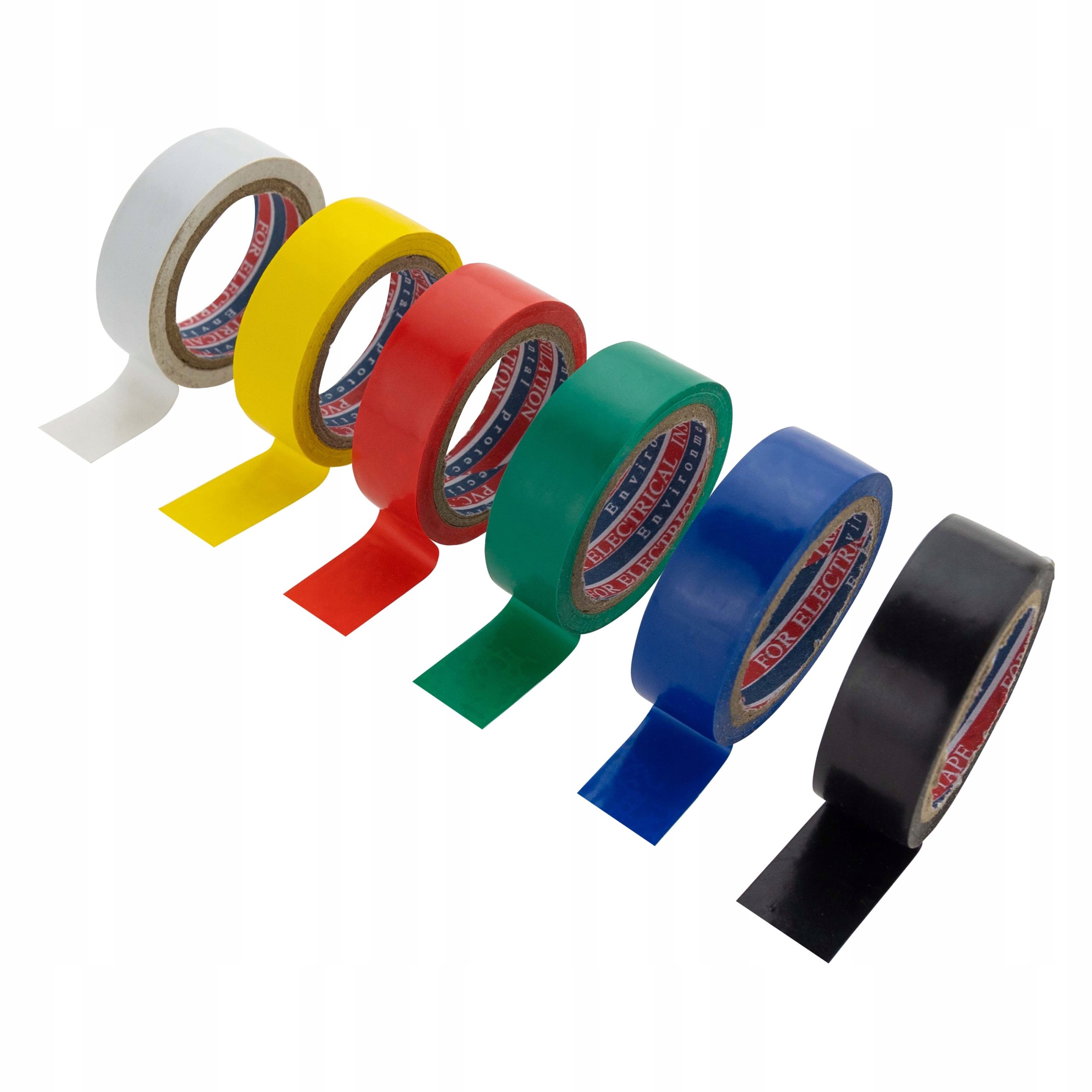 

6x Izolacja Wodoodporna Kolorowa Taśma Pvc 6szt.