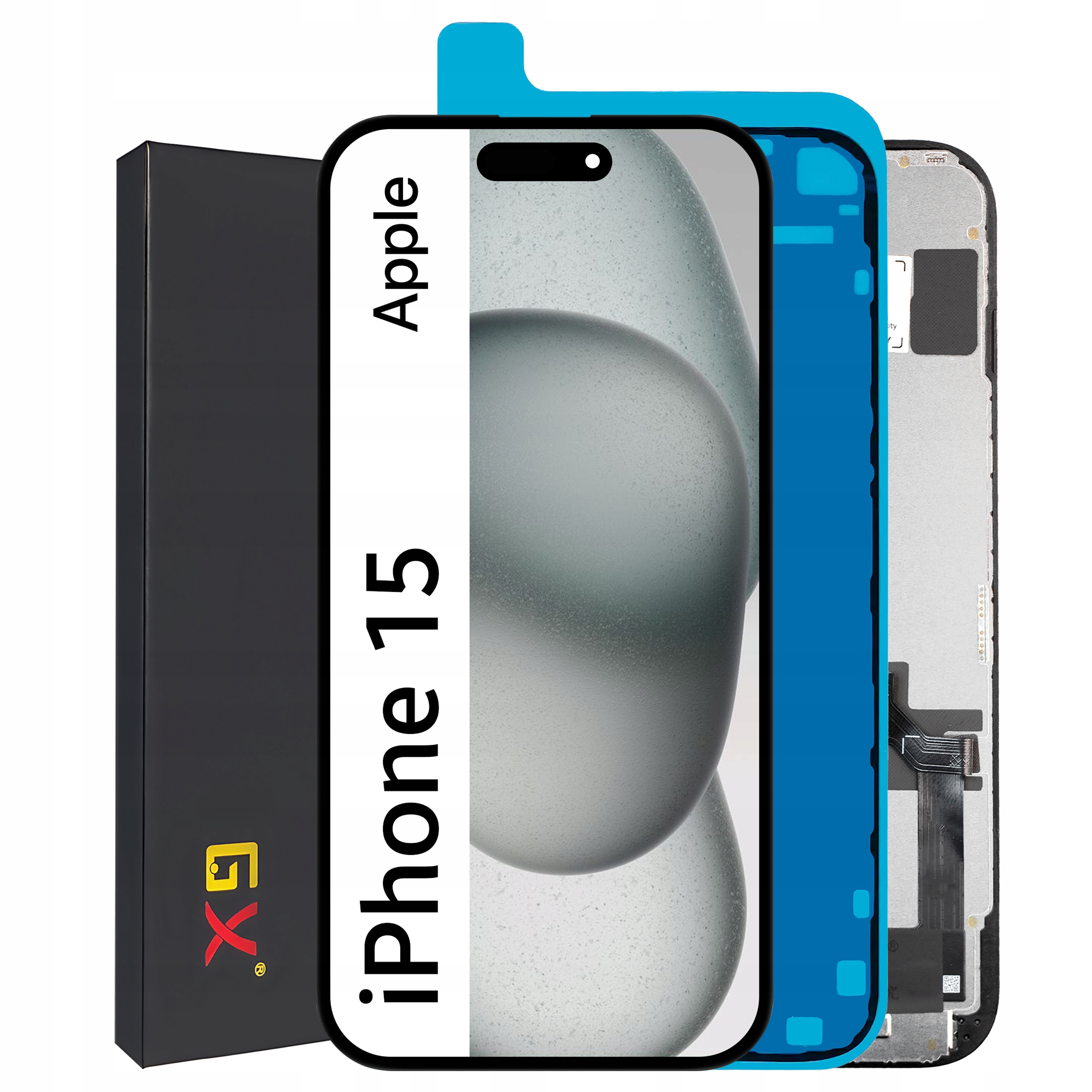 Displej pro iPhone 15 LCD displej Oled Gx Rámeček těsnění