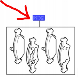 KLOCKI HAMULCOWE PRZÓD FORD FOCUS Mk1 1998-2005