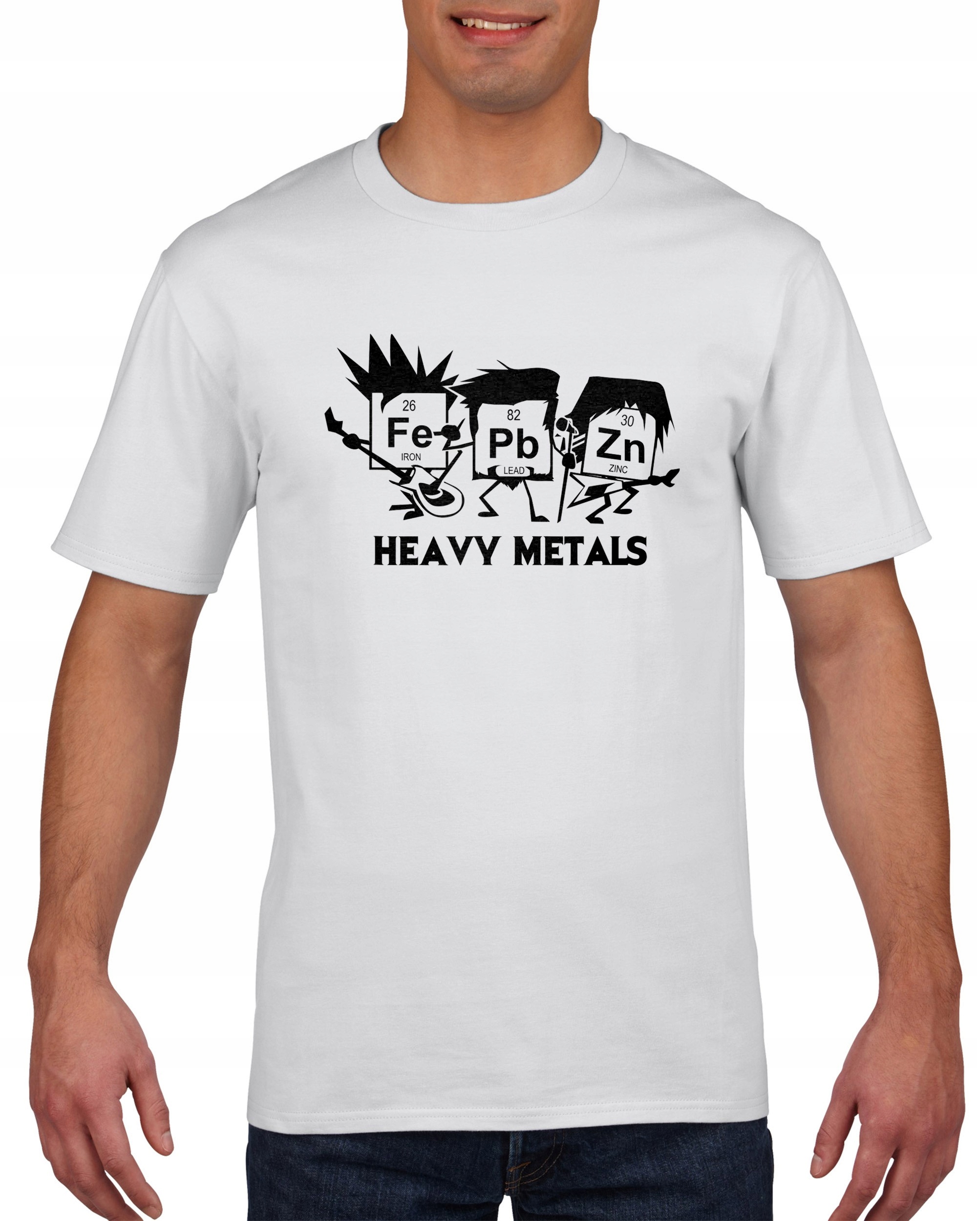 

Koszulka męska Heavy metals metale ciężkie M
