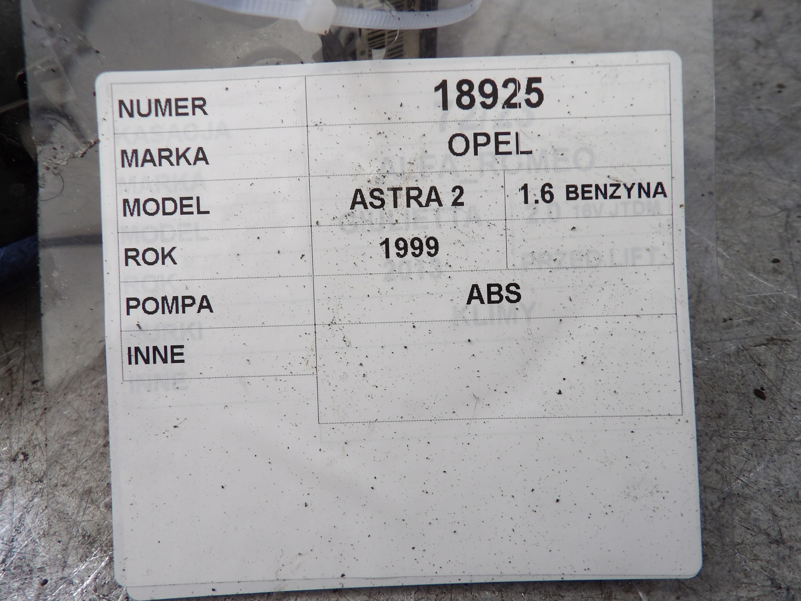 Opel Astra G II Pompa ABS 0273004362 90581417