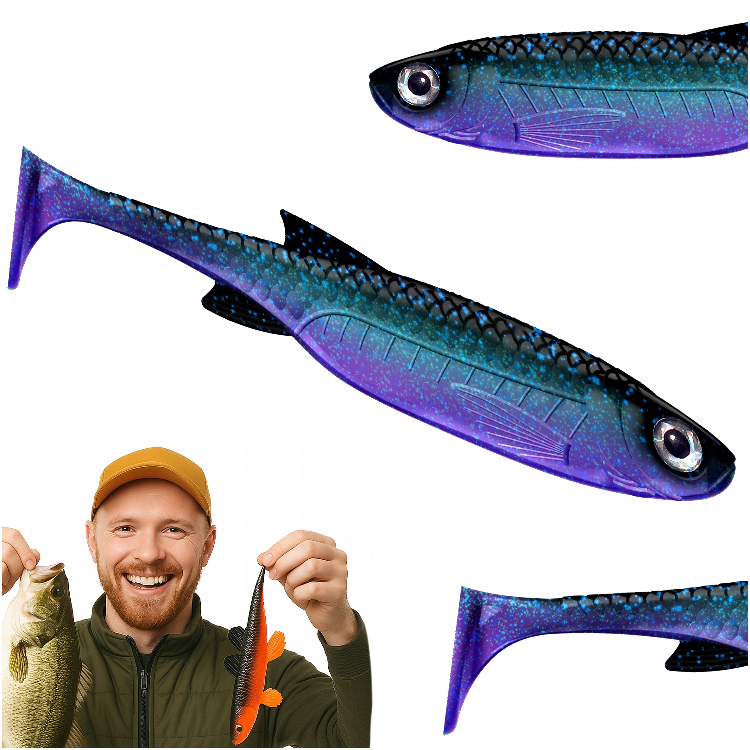 Guma Przynęta Libra Lures Kraken Shad 8 Cosmos Bez Zapachu 20CM 1 Sztuka