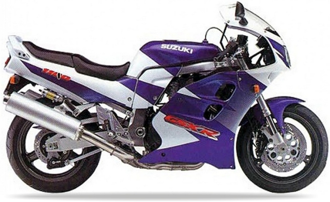 Nálepky Juula Na Suzuki Gsx-r 1100 1997 E9P Modré Biele