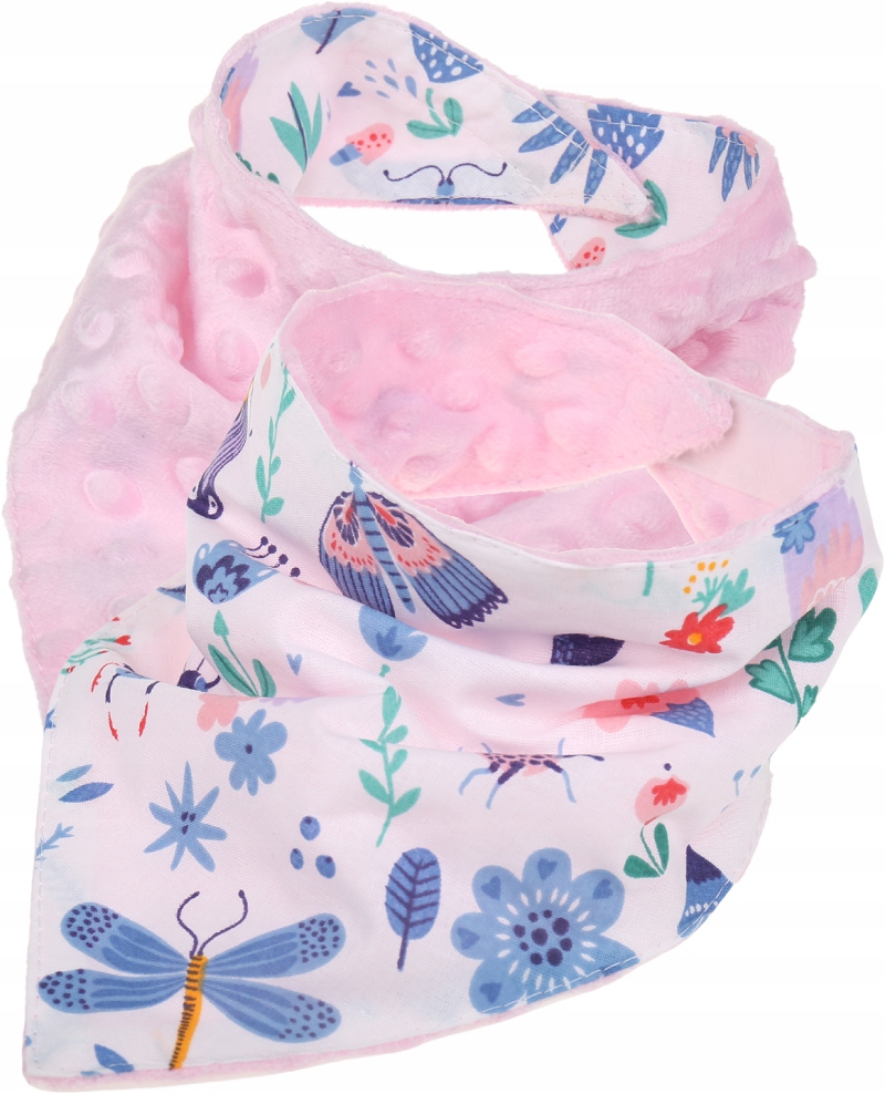 BABYMAM MIĘKKI ŚLINIAK APASZKA MINKY NA RZEPY 2w1