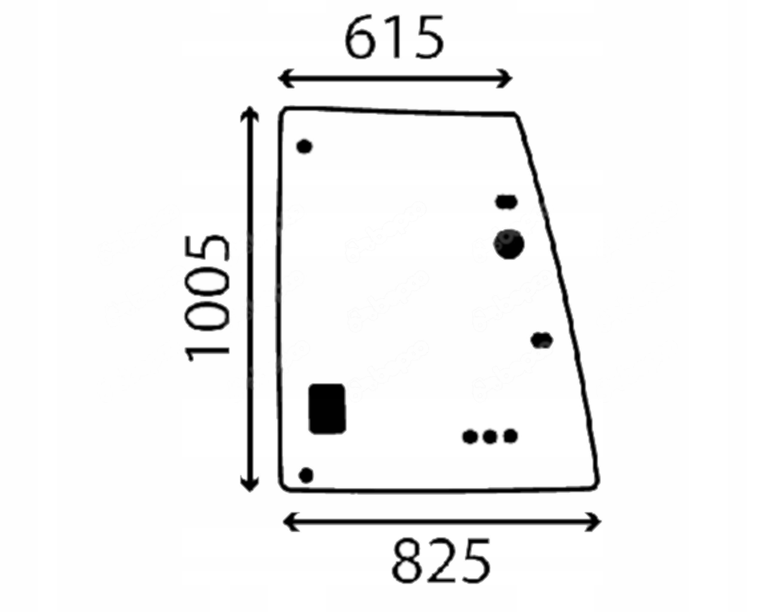 sklo rypadlo-nakladač Cat boční horní L 2059621