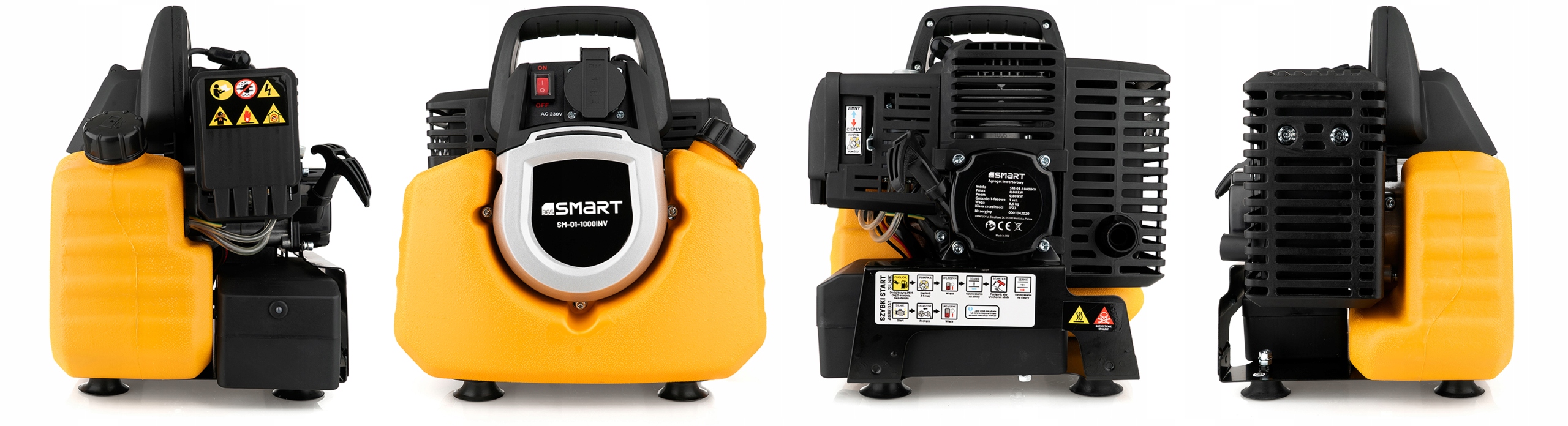 SMART GENERATOR PRĄDOTWÓRCZY INWERTOROWY 800 W Model Brak