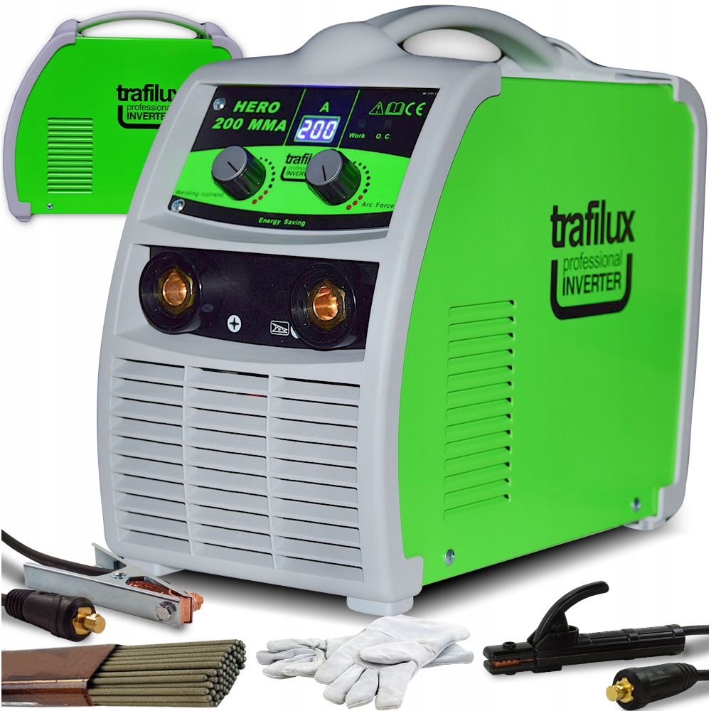 Spawarka Inwertorowa Hero 200 Mma 200A Wodoodporna IP23 230V 200A/60% Igbt