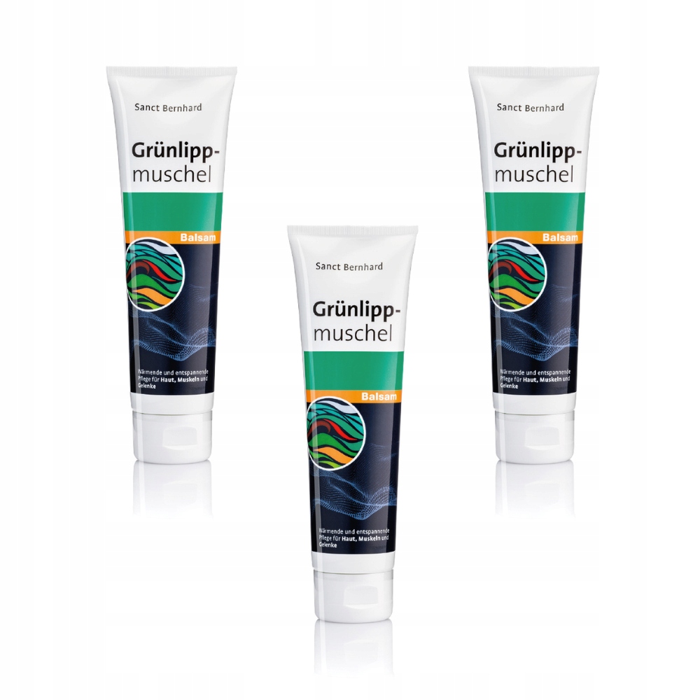 Maść Na Stawy 3 Sztuki 150 ml, omułek zielonowargowy, Sanct Bernhard