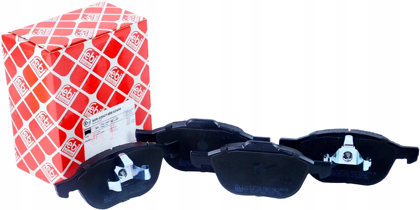 FEBI KLOCKI HAMULCOWE PRZÓD C5 III X7 PEUGEOT 407 508