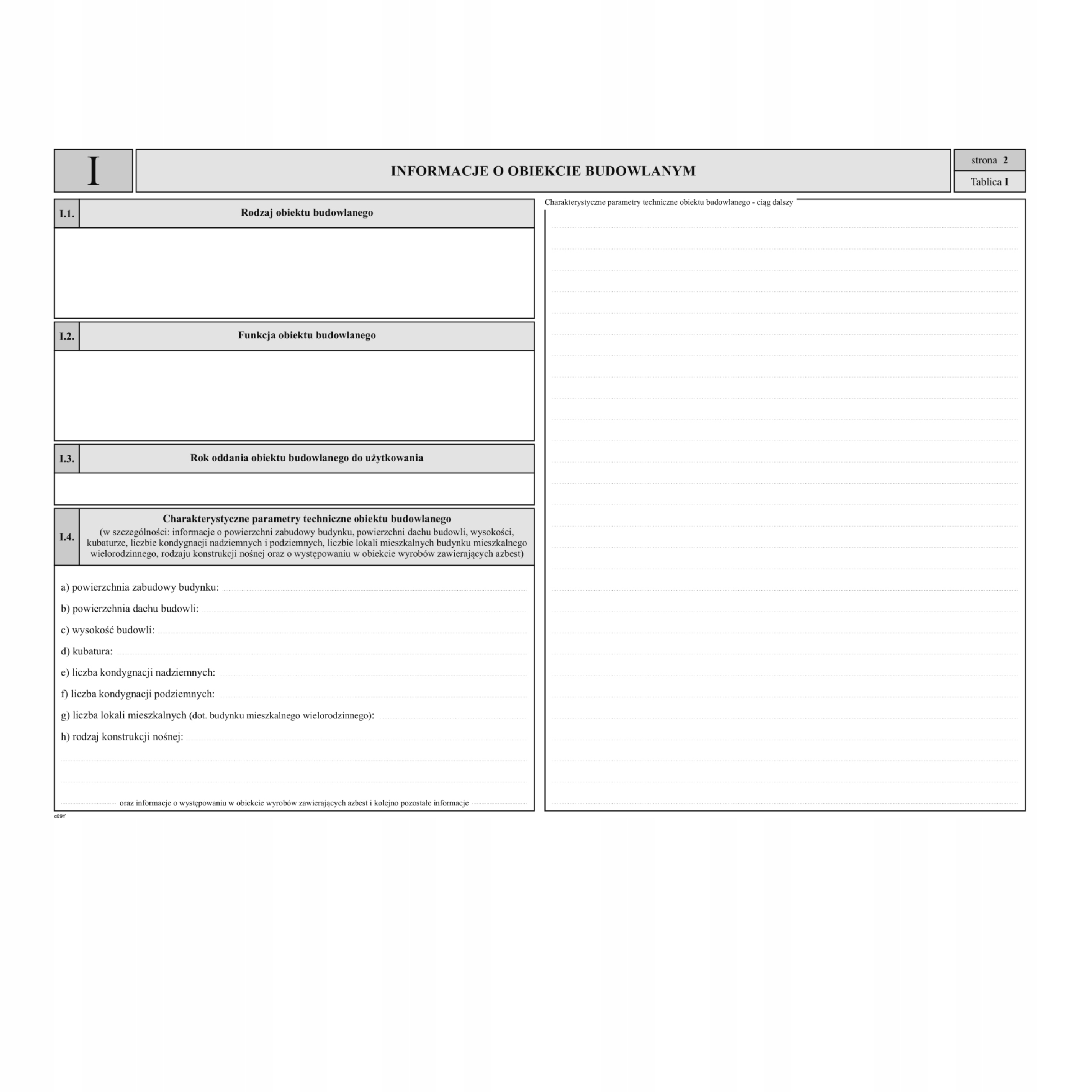 KSIĄŻKA OBIEKTU BUDOWLANEGO A4 604-15 5773